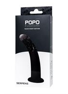 Черный анальный фаллоимитатор Serpens (14 см)