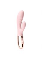 Нежно-розовый вибромассажер-кролик Blend (20,2 см)
