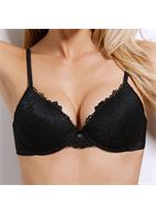 Бюстгальтер-балконет с плотной кружевной чашкой