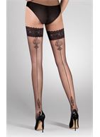 Чулки Lana с ажурной резинкой