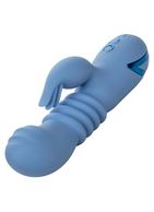 Голубой вибромассажер кролик Santa Cruz Coaster