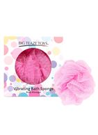 Розовая губка для ванны с вибропулей Vibrating Bath Sponge
