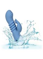 Голубой вибромассажер кролик Santa Cruz Coaster