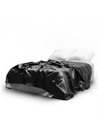 Черное виниловое покрывало (230 х 180 см)