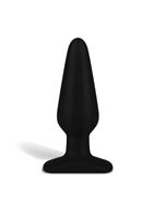 Черный анальный плаг из силикона (14 см)