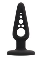 Черная анальная пробка 4 Inch Hollow №4 (10 см)