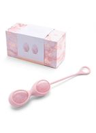 Тренажеры йони Le Wand Crystal Yoni Eggs из розового кварца