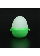 Рельефный мастурбатор EGG в зеленом футляре