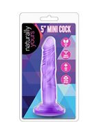 Фиолетовый фаллоимитатор Naturally Yours 5" Mini Cock (14,6 см)