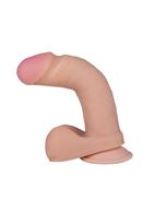 Телесный фаллоимитатор на присоске F&F BEST COCK 6" (19 см)