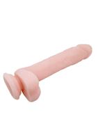 Телесный фаллоимитатор на присоске Super Dildo (21,5 см)