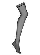 Чулки с ажурной резинкой