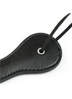 Черная гладкая шлепалка SLAVE (38 см)