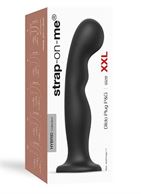 Черная насадка Strap-On-Me Dildo Plug P&G - размер XXL
