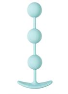 Мятные анальные шарики на сцепке Triplex (15 см)