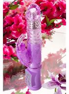 Фиолетовый хай-тек вибратор High-Tech fantasy с вращением бусин (24,5 см)