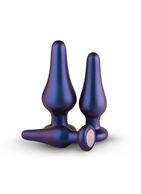 Набор из 3 фиолетовых анальных пробок Comets Butt Plug Set