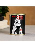 Набор в консервной банке «Мыльные штучки для грязной сучки»: мыло и мочалка