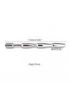 Уретральный металлический катетер елочка без ограничителя (11,3 см)