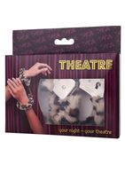 Наручники с леопардовым принтом на опушке