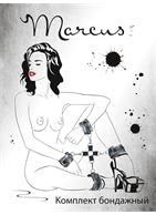 Серебристый кружевной бондажный комплект