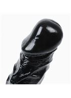 Черный фаллоимитатор реалистик «Оки-Чпоки» (25 см)