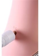 Розовый силиконовый вибратор с электростимуляцией PHYSICS GALVANI VIBE (21 см)