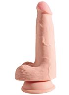 Телесный фаллоимитатор на присоске 5" Triple Density Cock with Balls (17,78 см)