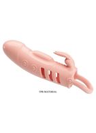 Телесная насадка на пенис с вибрацией Sloane (18,7 см)