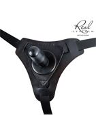 Женский кожаный пояс с коннектором - размер M