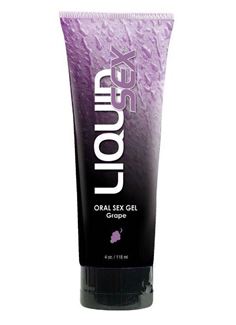 Оральный лубрикант с виноградным вкусом Liquid Sex Oral Sex Gel - 113 гр.