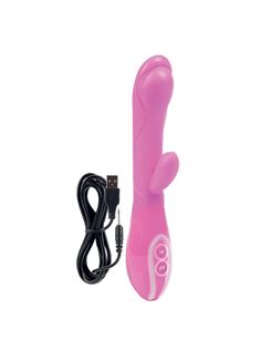 Розовый вибратор Body  Soul Bliss Pink - 21 см.