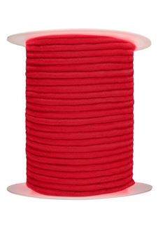 Красная веревка для связывания Bondage Rope (100 м)