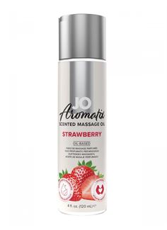 Массажное масло JO Aromatix Massage Oil Strawberry с ароматом клубники (120 мл)