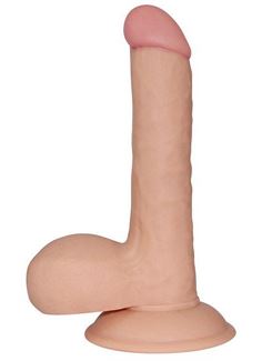 Телесный фаллоимитатор 7.5" The Ultra Soft Dude (18 см)