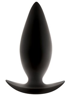 Чёрная анальная пробка для ношения Renegade Spades Medium (10,1 см)