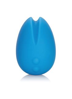 Голубой вибромассажер Mini Marvels Silicone Marvelous Eggciter