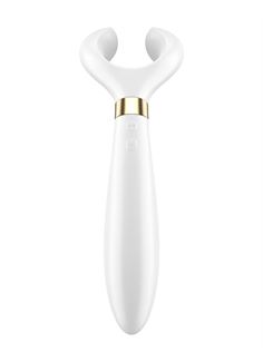 Белый вибромассажер для пар Satisfyer Endless Fun