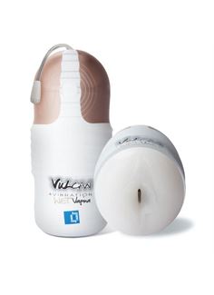 Мастурбатор-вагина с вибрацией Vulcan Love Skin Masturbator Wet Vagina Vibe