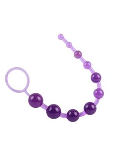 Фиолетовая анальная цепочка Sassy Anal Beads (26,7 см)