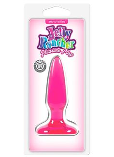 Розовая анальная мини-пробка Jelly Rancher Pleasure Plug Mini (8,1 см)