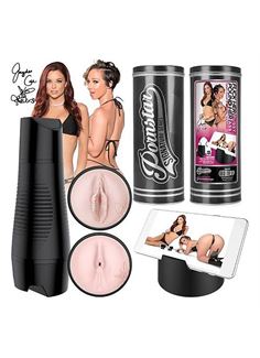 Мастурбатор PORNSTAR с 2 рукавами - анусом Jada Stevens и вагиной Jayden Cole