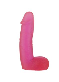 Розовый фаллоимитатор с мошонкой XSKIN 6 PVC DONG - 15,2 см.