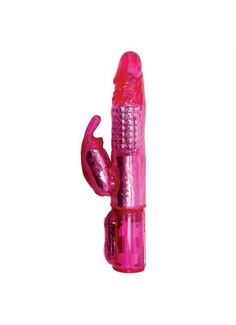 Розовый компьютерный вибратор Eve After Dark 7x Rabbit Vibe - 22 см.