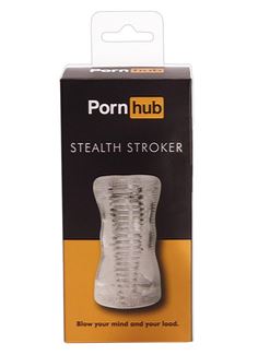 Прозрачный мастурбатор Stealth Stroker с ребристым тоннелем