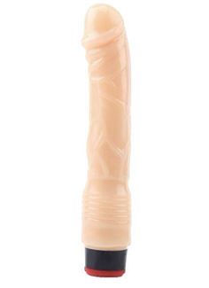 Телесный вибратор 9 Vibrating Dildo (22,5 см)