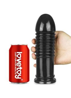 Черная анальная втулка 8 King Sized Anal Bumper (22,5 см)