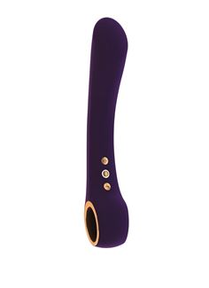 Фиолетовый вибратор Ombra - 21,5 см.