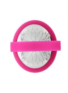 Розовая перезаряжаемая виброщёточка MONA PINK для клиторальной стимуляции