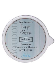 Массажная свеча с феромонами Body Boudoir Fresh Love - 170 гр. 